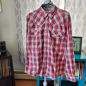 Christian Audigier Checked Plaid Button-down